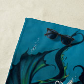 Zeemeermin Dragon Fantasy Blue Strandlaken (In situ)