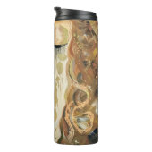 Zeemeermin dromen van koffie stomen thermosbeker (Geroteerd rechts)