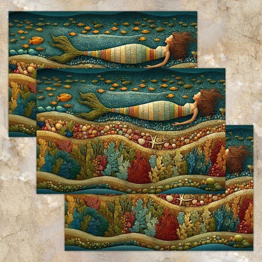 ZEEMEERMIN DROOMT DECOUPAGE TISSUEPAPIER