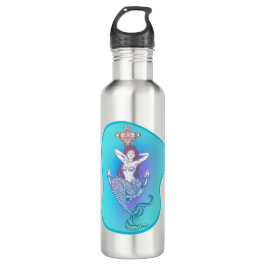 Zeemeermin en Anker Waterfles