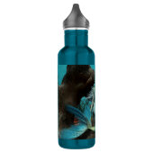 Zeemeermin en Dolfijn Onder het Zee Waterfles (Links)