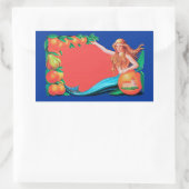 Zeemeermin en Fruitkrat Label Art (Tas)