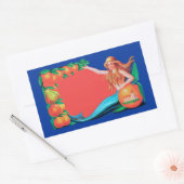 Zeemeermin en Fruitkrat Label Art (Envelop)