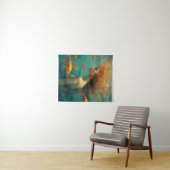 Zeemeermin en goudvis wandkleed (In Situ (horizontaal))