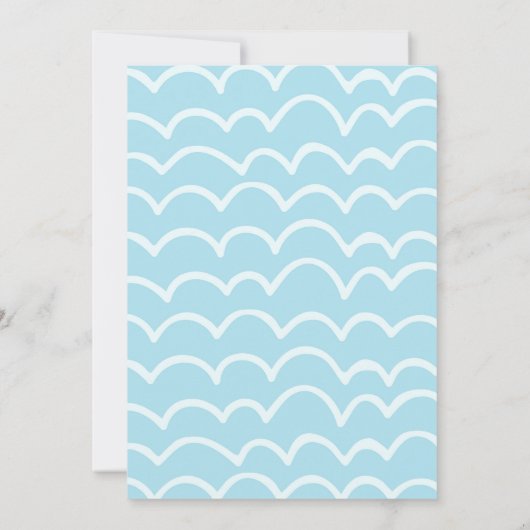 Zeemeermin en haai broers en zussen Zwembad Verjaa Kaart (Achterkant)