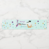 Zeemeermin en Pirate Waterfles etiketten (Enkel label)