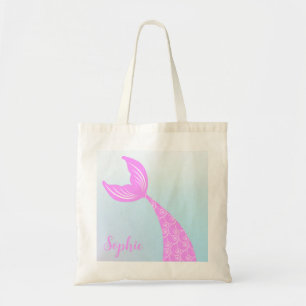 Zeemeermin en vrienden girly Verjaardagsfeest Tote Bag
