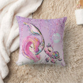 Zeemeermin en Zee schildpad en vrienden, voeg Init Kussen (Deken)