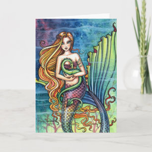 Zeemeermin en Zeedraak Card door Molly Harrison Kaart