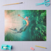 Zeemeermin en zeesterren tissuepapier (Craft)