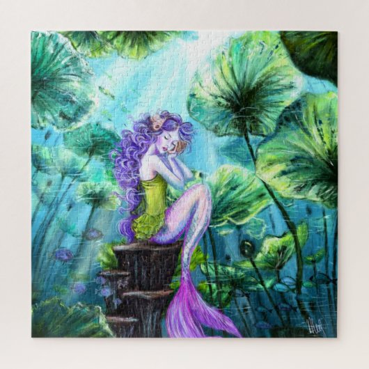 Zeemeermin Fantasy Legpuzzel (Verticaal)