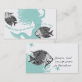 Zeemeermin Flow en Vis Visitekaartje (Voorkant / Achterkant)