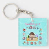 Zeemeermin Foto Gepersonaliseerde Sleutelhanger Ve (voorkant)
