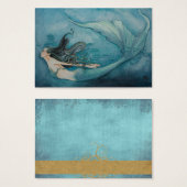 Zeemeermin Gift Label 2 Visitekaartje (Voorkant /achterkant)