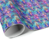 Zeemeermin Glas in lood Cadeaupapier (Rol Hoek)