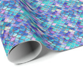 Zeemeermin Glas in lood Cadeaupapier (Rol Hoek)