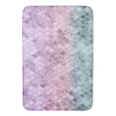 Zeemeermin Glitter Scales #2a (Faux Glitter) #glim Badmat (Voorkant Verticaal)
