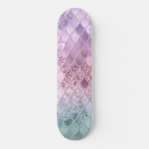 Zeemeermin Glitter Scales #2a (Faux Glitter) #glim Skateboard