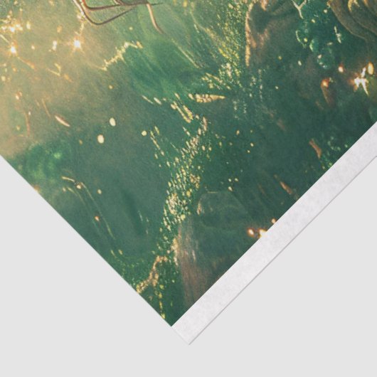 Zeemeermin Golden Glow Decoupage Tissuepapier (Detail)