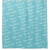 Zeemeermin Haar Kan Het Niet Zullen Douchegordijn (Voorkant)