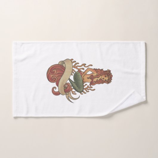 zeemeermin handdoek (Handdoek)