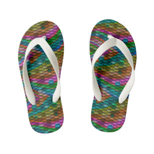 Zeemeermin Huid Kinder Teenslippers
