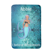 Zeemeermin - Ik geloof in zeemeerminnen badmat (Voorkant Verticaal)