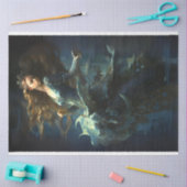 Zeemeermin in de Fantasy Ocean World Decoupage Tissuepapier (Craft)