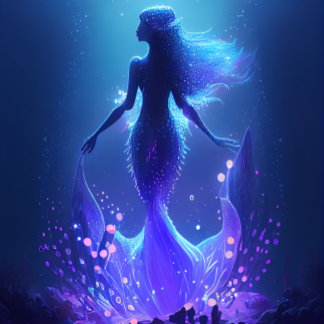 Zeemeermin in Majestic Ocean Waters Jigzaag Puzzle Legpuzzel
