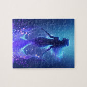 Zeemeermin in Majestic Ocean Waters Jigzaag Puzzle Legpuzzel (Horizontaal)