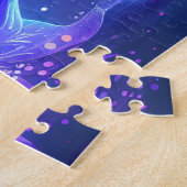 Zeemeermin in Majestic Ocean Waters Jigzaag Puzzle Legpuzzel (Zijkant)