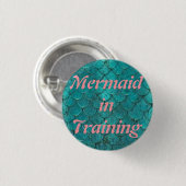 Zeemeermin in opleiding 1¼-inch Button (Voorkant /achterkant)