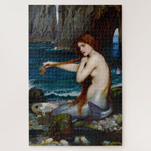 Zeemeermin John William Waterhouse Art Puzzel