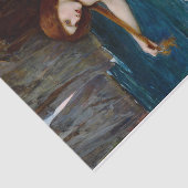 Zeemeermin John William Waterhouse Art Tissuepapier (Detail)