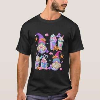 Zeemeermin Kabouter Voor Zomer Vakantie Koffie Lat T-shirt