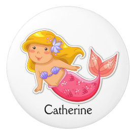 Zeemeermin kast / Ladeknoppen - SRF Keramische Knop