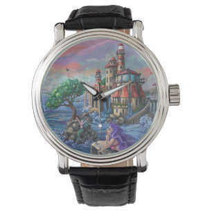 Zeemeermin Kasteel Horloge