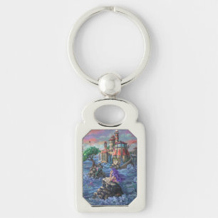 Zeemeermin Kasteel Sleutelhanger