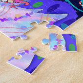 Zeemeermin kerstfeest in de grot Zee Legpuzzel (Zijkant)