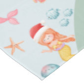 Zeemeermin Kerstman Tafelkleed (Gekanteld)