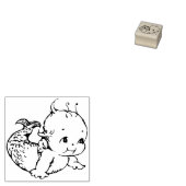 Zeemeermin Kewpie Stamp Rubberstempel (Gestempeld)