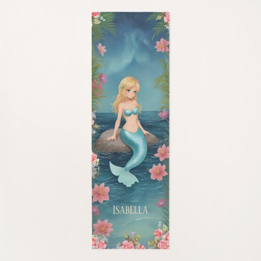  zeemeermin Kinder yogamat (Voorkant)