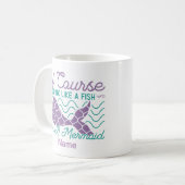  zeemeermin koffie Mok (Voorkant links)