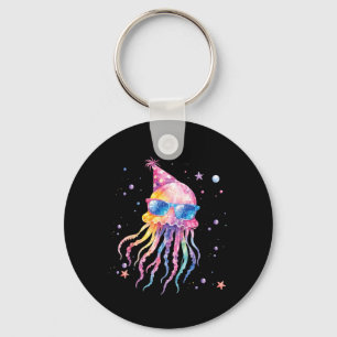 Zeemeermin Kwallen Verjaardag Zomer Matching Sleutelhanger