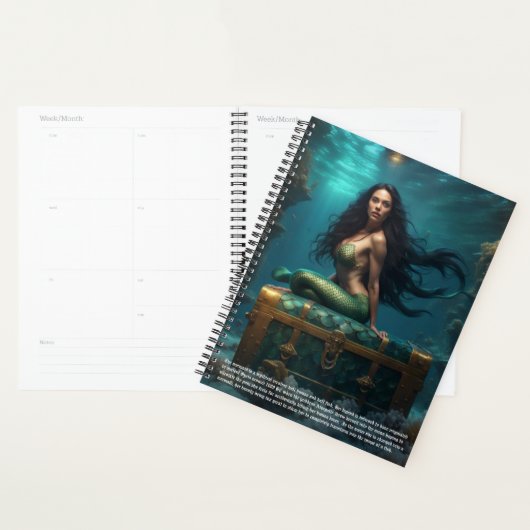 Zeemeermin legende kalender planner (Display)