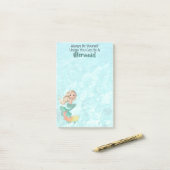 Zeemeermin Leven Post-it® Notes (Op bureau)