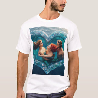 zeemeermin liefde t-shirt