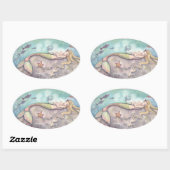 Zeemeermin Lullaby Fantasy Art Stickers (Vel)
