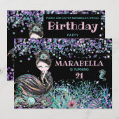 *~* Zeemeermin LUXE 21 GLAM onder de Zee van de ge Kaart (Voorkant / Achterkant)