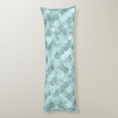 Zeemeermin Luxe schaal | Zeevruchten Munt Green Aq Lichaamskussen (Achterkant (Verticaal))